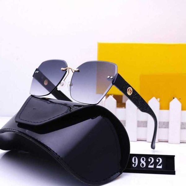 50% off luxury designer new men's and women's sunglasses 20% off overseas frameless travel fashion glasses 9822, White;black
50% off luxury designer new men's and women's sunglasses 20% off overseas frameless travel fashion glasses 9822, White;black