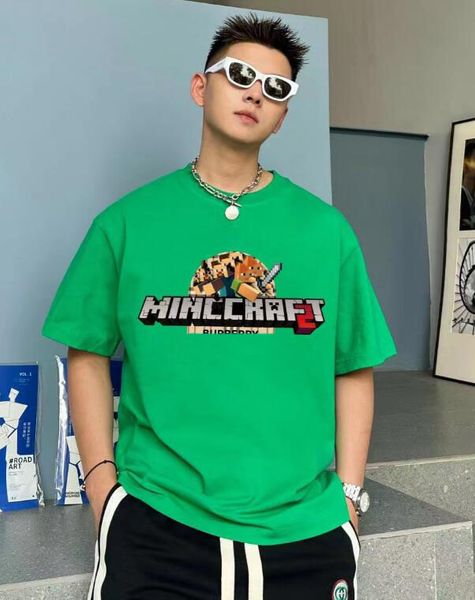 mens t shirt designer co branded 3d digital process printing t shirt 100% cotton tshirt crew neck loose short sleeve tees summer fashion cl, White;black
mens t shirt designer co branded 3d digital process printing t shirt 100% cotton tshirt crew neck loose short sleeve tees summer fashion cl, White;black
