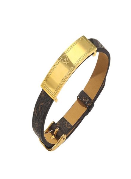 new style fashion bracelets women bangle designer jewelry faux leather 18k gold plated stainless steel bracelet womens wedding gif8084639, Black
new style fashion bracelets women bangle designer jewelry faux leather 18k gold plated stainless steel bracelet womens wedding gif8084639, Black