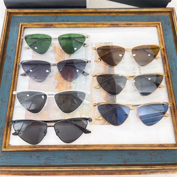 men's luxury designer women's sunglasses style ins triangle metal frame men women bb0162, White;black
men's luxury designer women's sunglasses style ins triangle metal frame men women bb0162, White;black