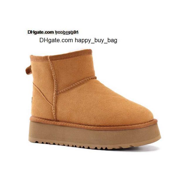 platform mini classic boots designer women men snow boots real leather thick bottom brown slip-on australia australian booties winter bottes, Black
platform mini classic boots designer women men snow boots real leather thick bottom brown slip-on australia australian booties winter bottes, Black