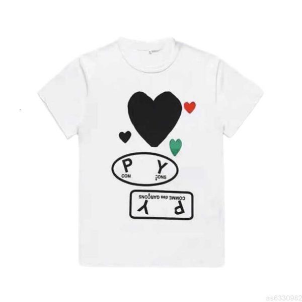 fashion brand mens play t shirt designer hearts casual womens des badge garcons pure cotton t-shirt hb0838xp, White;black
fashion brand mens play t shirt designer hearts casual womens des badge garcons pure cotton t-shirt hb0838xp, White;black