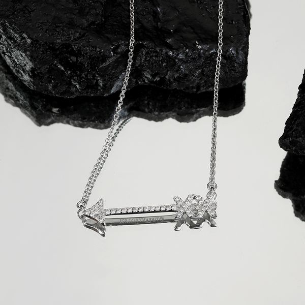 silver diamond arrow love pendant necklace 18k gold plated chain jewelry women necklaces chain link luxury heart wedding party womens gift g
silver diamond arrow love pendant necklace 18k gold plated chain jewelry women necklaces chain link luxury heart wedding party womens gift g