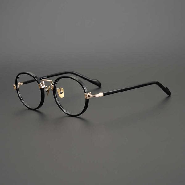 men's luxury designer women's sunglasses japanese small round frame pure titanium medium gold beam plate glasses square face can b, White;black
men's luxury designer women's sunglasses japanese small round frame pure titanium medium gold beam plate glasses square face can b, White;black