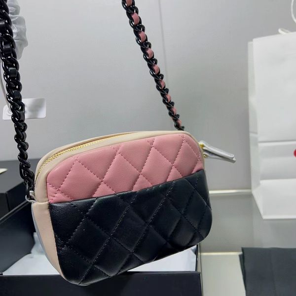 women camera bag fashion shoulder bag zipper opening diamond plaid quilted logo sheepskin double contrast large capacity real leather bag
women camera bag fashion shoulder bag zipper opening diamond plaid quilted logo sheepskin double contrast large capacity real leather bag