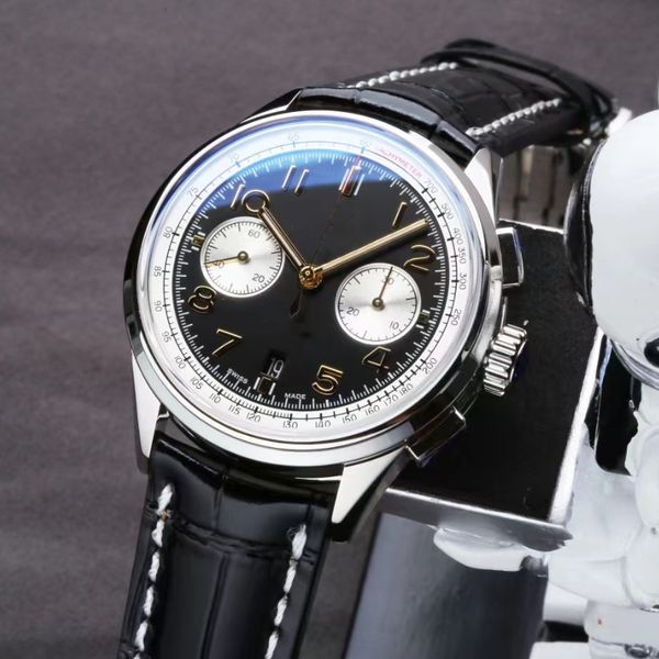 men's watch chronograph wristwatch original new machine historical sense fully automatic mechanical sports watch highest quality brand, Slivery;brown
men's watch chronograph wristwatch original new machine historical sense fully automatic mechanical sports watch highest quality brand, Slivery;brown