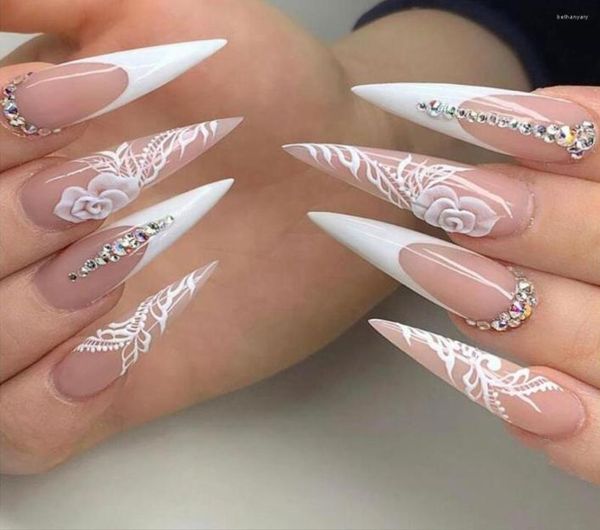 false nails 24pcsbox with designs stiletto artifical french nail tips white rose glitter press on diamond8450460, Red;gold
false nails 24pcsbox with designs stiletto artifical french nail tips white rose glitter press on diamond8450460, Red;gold