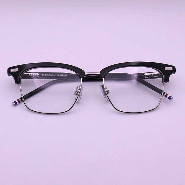 luxury designer new men's and women's sunglasses 20% off myopia glasses tb711 box myopia frame fashion korean optical lens, White;black
luxury designer new men's and women's sunglasses 20% off myopia glasses tb711 box myopia frame fashion korean optical lens, White;black