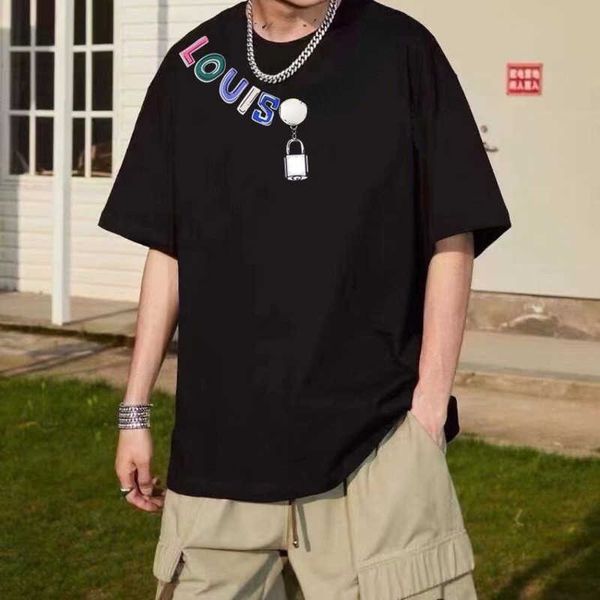 american round neck t shirt casual short sleeve brand clothing designer tshirt men women plus size sweatshirt cotton pullover t-shirt, White;black 
american round neck t shirt casual short sleeve brand clothing designer tshirt men women plus size sweatshirt cotton pullover t-shirt, White;black