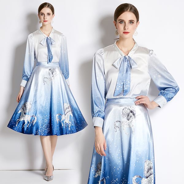 birthday two piece prom dresses designer sets 2023 women printed bow tie neck and trumpet skirts festival 2 piece midi dress long sleeve sw, White
birthday two piece prom dresses designer sets 2023 women printed bow tie neck and trumpet skirts festival 2 piece midi dress long sleeve sw, White