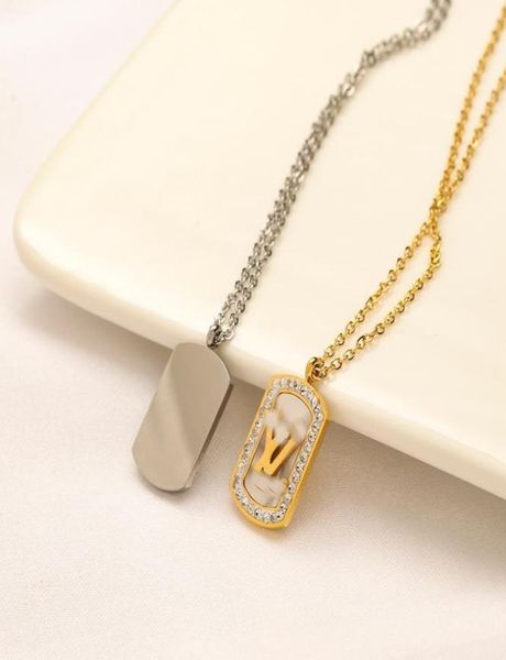 luxury design necklace crystal 18k gold plated stainless steel necklaces choker chain letter pendant fashion womens wedding jewelr2183319, Silver
luxury design necklace crystal 18k gold plated stainless steel necklaces choker chain letter pendant fashion womens wedding jewelr2183319, Silver