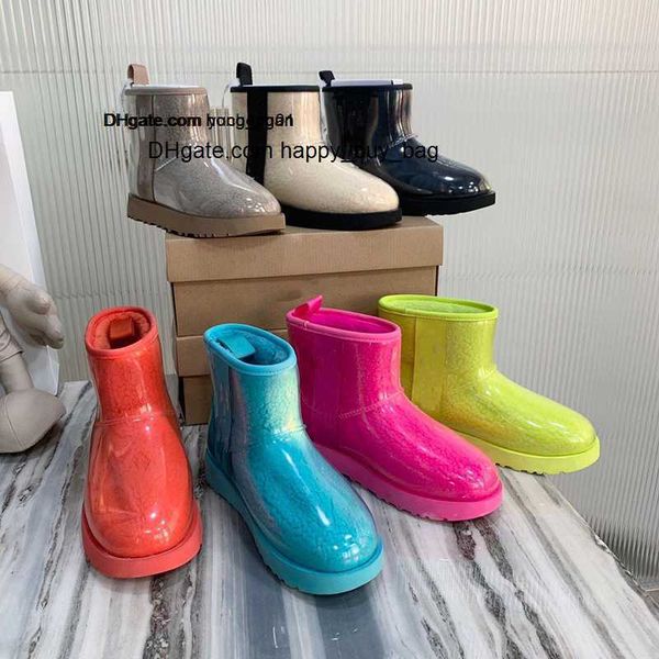 designer mini classic boots women ankle snow boot fashion candy color tpu thick sole winter fur booties for woman eu41, Black
designer mini classic boots women ankle snow boot fashion candy color tpu thick sole winter fur booties for woman eu41, Black