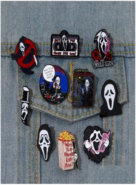 pins brooches call me enamel pins whats your favorite scary movie custom lapel badges gothic punk skeleton jewelry gift for friend1520545, Gray
pins brooches call me enamel pins whats your favorite scary movie custom lapel badges gothic punk skeleton jewelry gift for friend1520545, Gray
