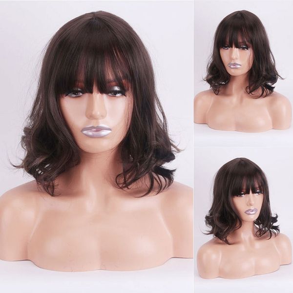 europe and the united states short hair wigs hair wigs, air bangs pear flower hair wigs, Black
europe and the united states short hair wigs hair wigs, air bangs pear flower hair wigs, Black