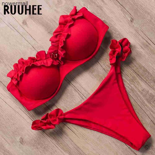 ruuhee bandeau bikini swimwear women swimsuit ruffle bikini set push up bathing suit female brazilian leopard swimsuit 2019, White;black
ruuhee bandeau bikini swimwear women swimsuit ruffle bikini set push up bathing suit female brazilian leopard swimsuit 2019, White;black