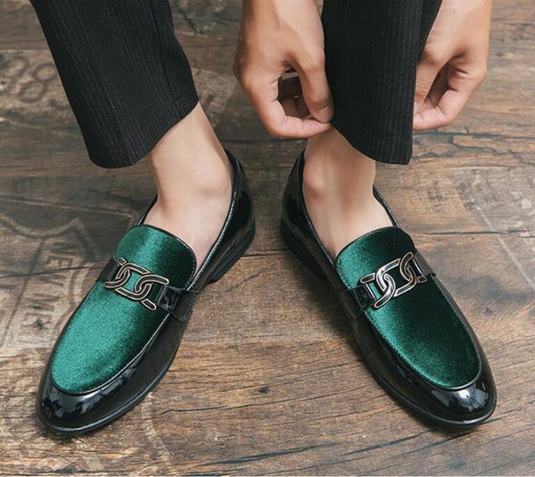 men shoes loafers faux suede metal solid color slip on round head flat bottom casual business chaussure homeme size: eu39-47, Black
men shoes loafers faux suede metal solid color slip on round head flat bottom casual business chaussure homeme size: eu39-47, Black