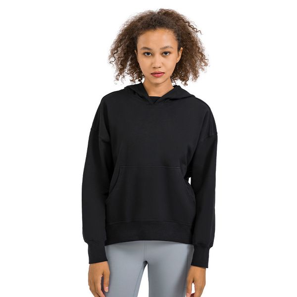 ll new women's hoodies & sweatshirtsyoga outfit loose casual hooded sports hoodie women yoga long sleeve running fitness top, Black
ll new women's hoodies & sweatshirtsyoga outfit loose casual hooded sports hoodie women yoga long sleeve running fitness top, Black