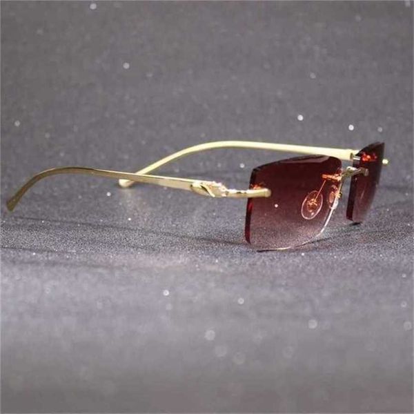 30% off luxury designer new men's and women's sunglasses 20% off rimless for men women glasses frame with panther decoration class, White;black
30% off luxury designer new men's and women's sunglasses 20% off rimless for men women glasses frame with panther decoration class, White;black