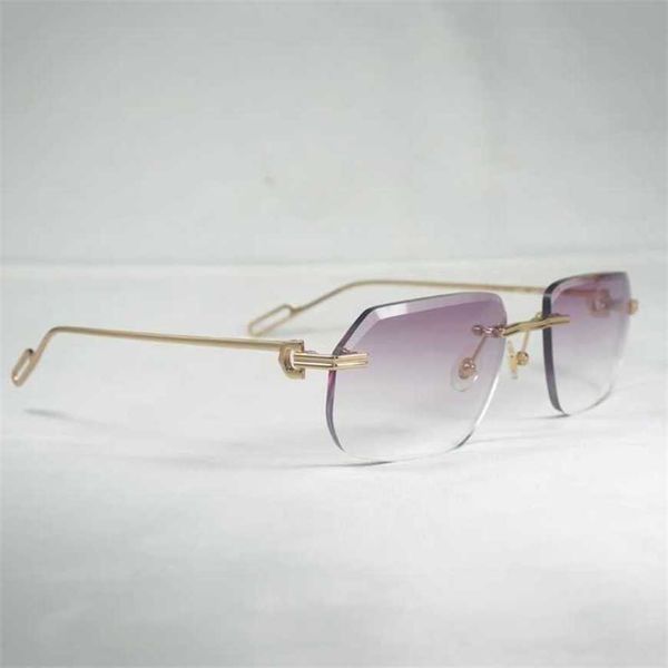 luxury designer sunglasses 20% off vintage diamond cutting men oculos rimless shade metal frame clear glasses for women accessories gafas ou, White;black
luxury designer sunglasses 20% off vintage diamond cutting men oculos rimless shade metal frame clear glasses for women accessories gafas ou, White;black