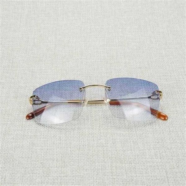 women's fashion designer sunglasses vintage rimless men women metal frame square eyeglasses shades oculos gafas for outdoor club access, White;black
women's fashion designer sunglasses vintage rimless men women metal frame square eyeglasses shades oculos gafas for outdoor club access, White;black