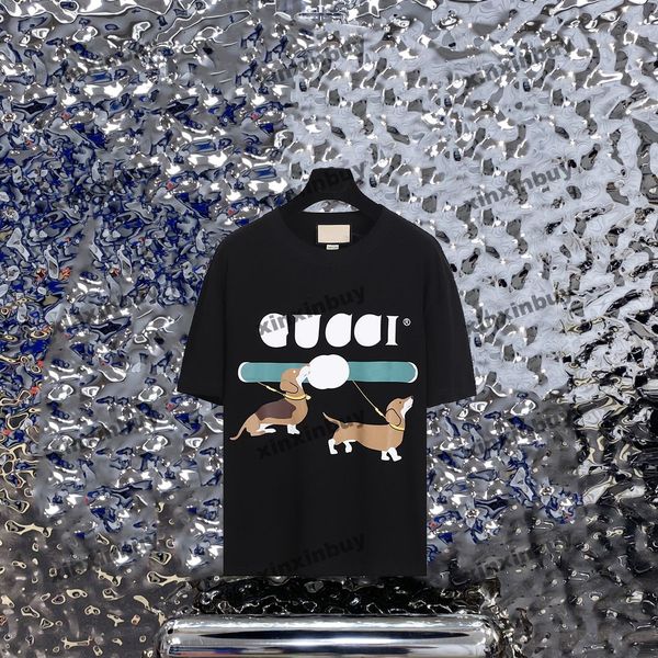 xinxinbuy men designer tee t shirt 23ss japan dog letter print short sleeve cotton women black white blue khaki s-2xl, Black;brown
xinxinbuy men designer tee t shirt 23ss japan dog letter print short sleeve cotton women black white blue khaki s-2xl, Black;brown