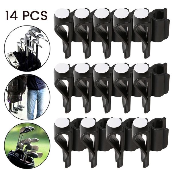 Image of Other Golf Products 14 Pcs Golf Putter Holder Golf Bag Clip Fixed Golf Clubs Buckle Ball Training Aids Outdoor Sports Game Accessories Swing Trainer 230325