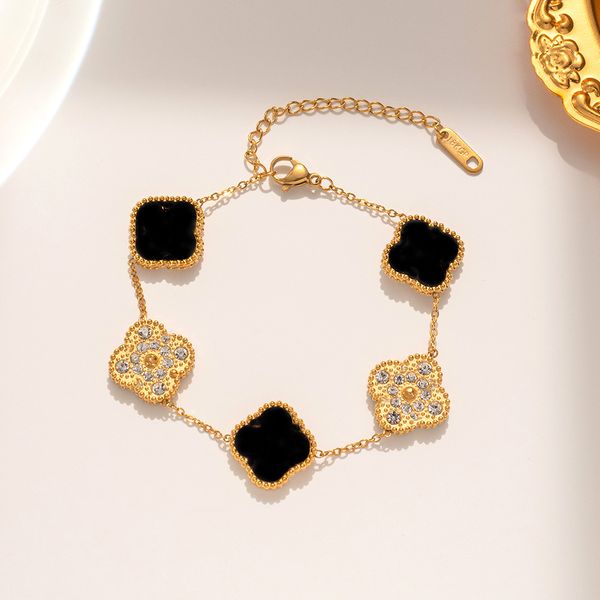 luxury bracelet clover charm bracelets designer for women mother-of-pearl flowers for womens girl wedding mothers day jewelry gifts, Golden;silver
luxury bracelet clover charm bracelets designer for women mother-of-pearl flowers for womens girl wedding mothers day jewelry gifts, Golden;silver