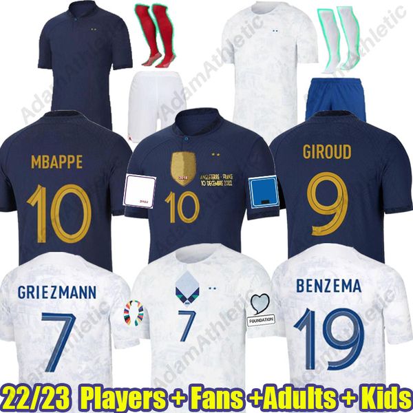 french soccer jerseys world cup mbappe benzema griezmann french football shirts kids kit player version giroud tchouameni dembele maillot de, Black;yellow
french soccer jerseys world cup mbappe benzema griezmann french football shirts kids kit player version giroud tchouameni dembele maillot de, Black;yellow