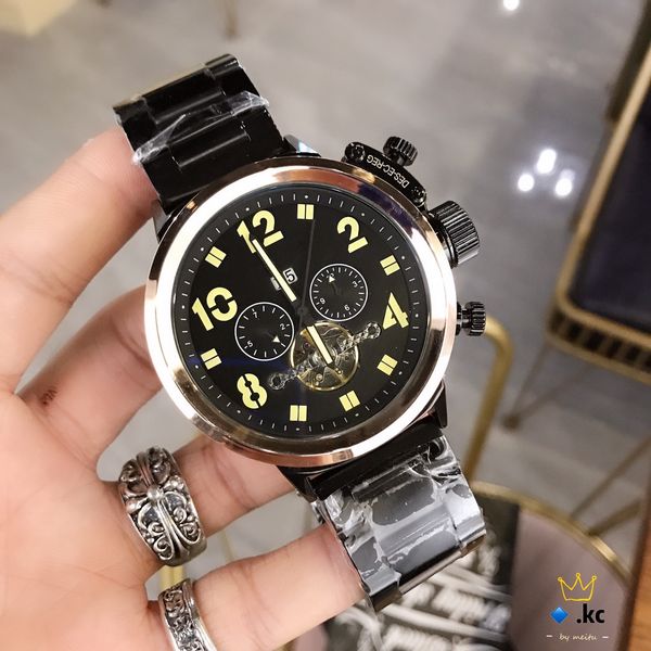 2022 men's leisure tourbillon 5 needle automatic mechanical watch manufacturers wholesale, Slivery;golden
2022 men's leisure tourbillon 5 needle automatic mechanical watch manufacturers wholesale, Slivery;golden