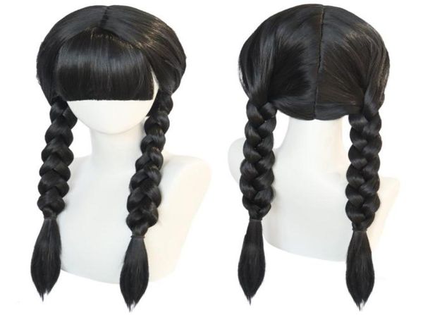 synthetic wigs anogol wednesday addams cosplay wig movie the family long black braids hair with bangs for halloween party 2302142895477
synthetic wigs anogol wednesday addams cosplay wig movie the family long black braids hair with bangs for halloween party 2302142895477