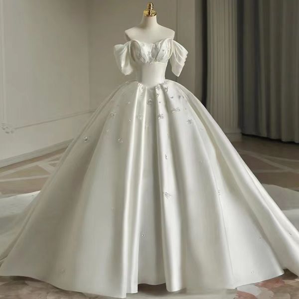 plus size applique illusion back country dress stain custom made ivory luxurys wedding dresses train luxury princess off shoulder bridal gow, White
plus size applique illusion back country dress stain custom made ivory luxurys wedding dresses train luxury princess off shoulder bridal gow, White