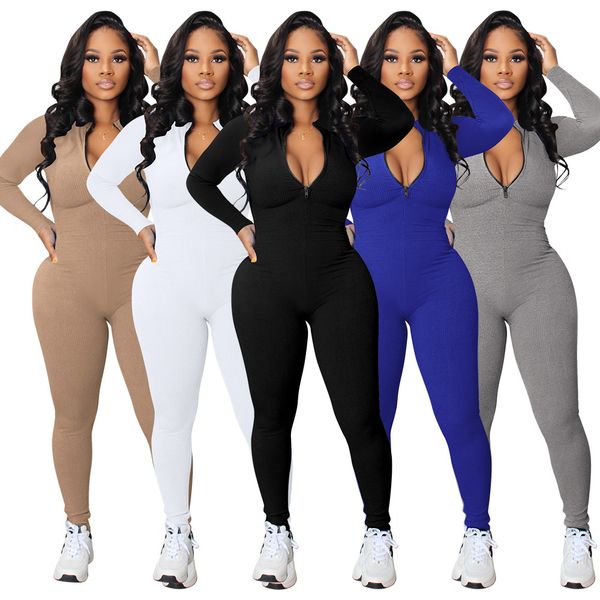 womens bodycon jumpsuit romper grey causal long sleeve skinnh bodysuit ladies zipper turtleneck jumpsuits streetwear full length jogging clo, Black;white
womens bodycon jumpsuit romper grey causal long sleeve skinnh bodysuit ladies zipper turtleneck jumpsuits streetwear full length jogging clo, Black;white