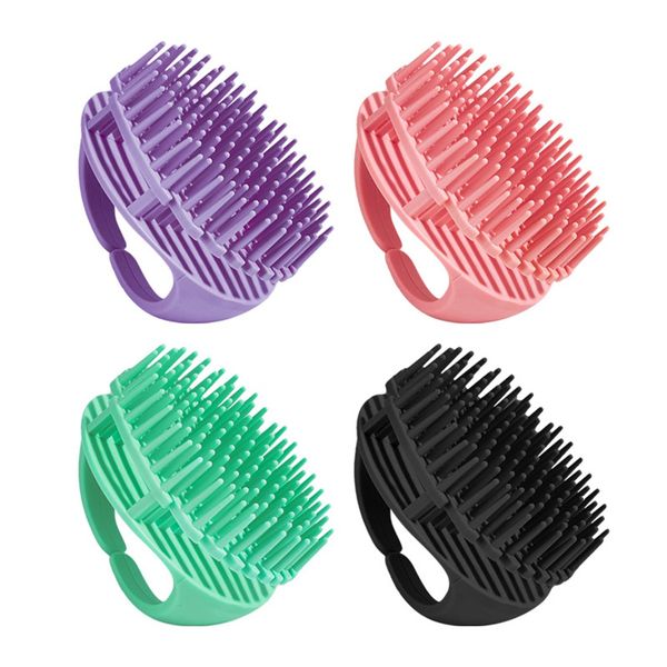 soft silicone hair brush massage comb head cleaning scalp untangling hair makes hair smooth brushes hollow out 2269, Silver
soft silicone hair brush massage comb head cleaning scalp untangling hair makes hair smooth brushes hollow out 2269, Silver
