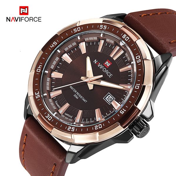 wristwatches naviforce mens watches luxury brand fashion sport watches men waterproof quartz clock male army military leather wrist watch 23, Slivery;brown
wristwatches naviforce mens watches luxury brand fashion sport watches men waterproof quartz clock male army military leather wrist watch 23, Slivery;brown