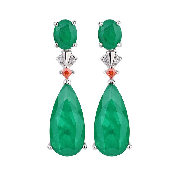 green pendant earrings dangle & chandelier heart-shaped pendant earrings are suitable for women's aggregation jewelry, Silver
green pendant earrings dangle & chandelier heart-shaped pendant earrings are suitable for women's aggregation jewelry, Silver