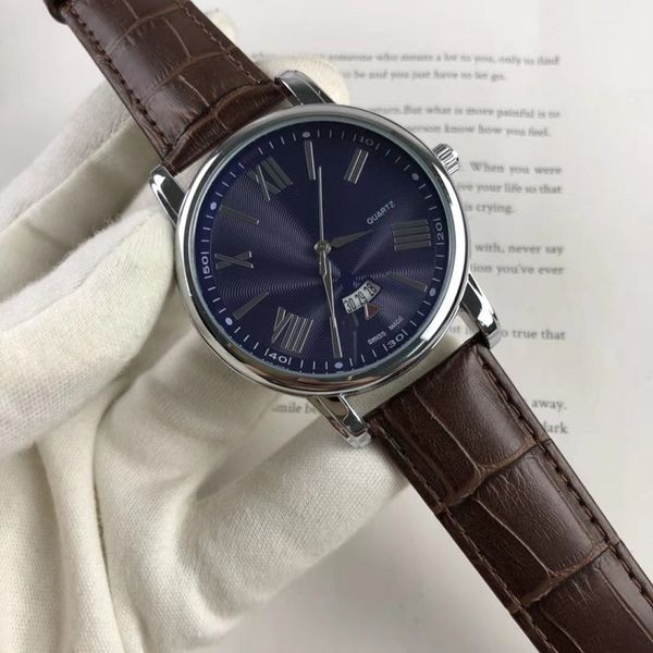 wristwatches for men 2023 new mens watches three needles quartz watch luxury brand steel and leather belt men fashion mon europe designer wa, Slivery;brown
wristwatches for men 2023 new mens watches three needles quartz watch luxury brand steel and leather belt men fashion mon europe designer wa, Slivery;brown