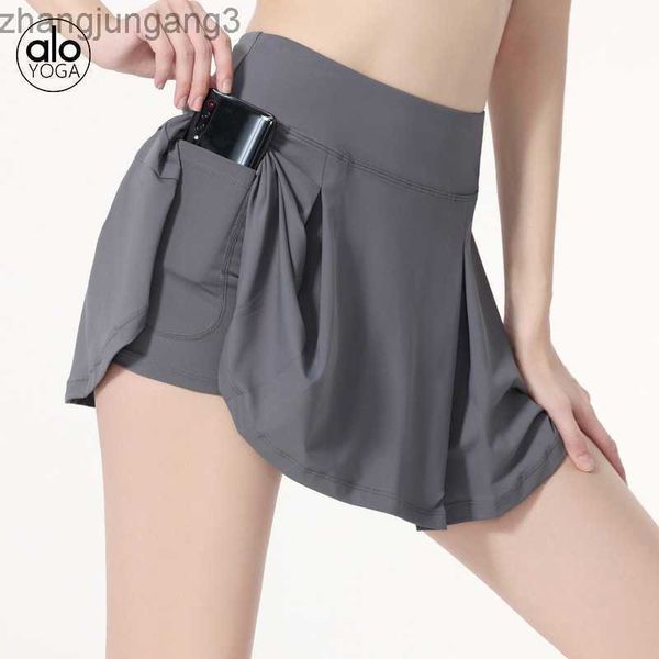 alos yoga shorts leggings sports tennis skirt summer anti glare high waist outer pants skirt running training skirt, White;black 
alos yoga shorts leggings sports tennis skirt summer anti glare high waist outer pants skirt running training skirt, White;black