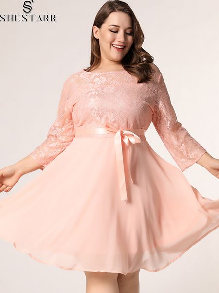 plus size dresses lace patchwork elegant woman evening party dress oneck lace up chiffon aline mini wedding guest plus size party dresses 23, Black
plus size dresses lace patchwork elegant woman evening party dress oneck lace up chiffon aline mini wedding guest plus size party dresses 23, Black