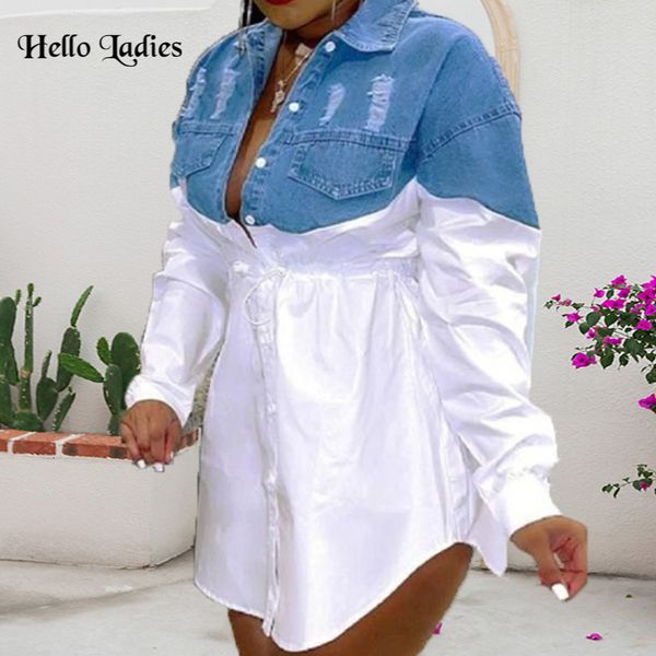 women's plus size tshirt hl plus size autumn spring women denim skirt elegant oversized 5xl casual preppy short mini shirt skirts daily, Black
women's plus size tshirt hl plus size autumn spring women denim skirt elegant oversized 5xl casual preppy short mini shirt skirts daily, Black