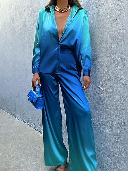 women's two piece pants tie dye pants suits women casual loose satin blouse and pants suit high street female long sleeve shirt straigh, White
women's two piece pants tie dye pants suits women casual loose satin blouse and pants suit high street female long sleeve shirt straigh, White