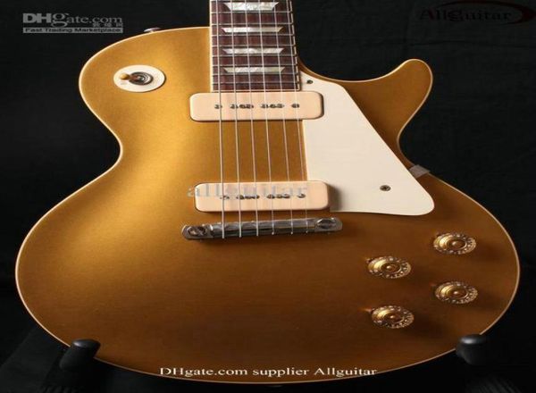custom shop 1956 gold goldelectric guitar wrap arround tailpiece dual p90 pickups trapezoid inlay tuilp tuners9530431
custom shop 1956 gold goldelectric guitar wrap arround tailpiece dual p90 pickups trapezoid inlay tuilp tuners9530431