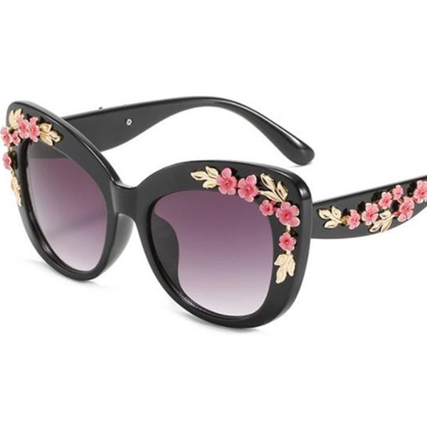 women sunglasses retro cat eye sun glasses anti-uv spectacles floral eyeglasses oversize frame goggles ornamental, White;black
women sunglasses retro cat eye sun glasses anti-uv spectacles floral eyeglasses oversize frame goggles ornamental, White;black