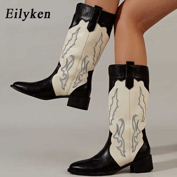 boots eilyken new design embroidery chunky heel knee high women boots winter shoes female mid-calf chelsea booties 221123, Black
boots eilyken new design embroidery chunky heel knee high women boots winter shoes female mid-calf chelsea booties 221123, Black