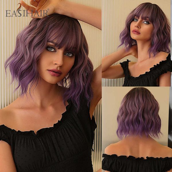 synthetic wigs dropshipping easihair short wavy synthetic wigs with bangs for women cosplay heat resistant wig blonde ombre natural hair 230, Black
synthetic wigs dropshipping easihair short wavy synthetic wigs with bangs for women cosplay heat resistant wig blonde ombre natural hair 230, Black