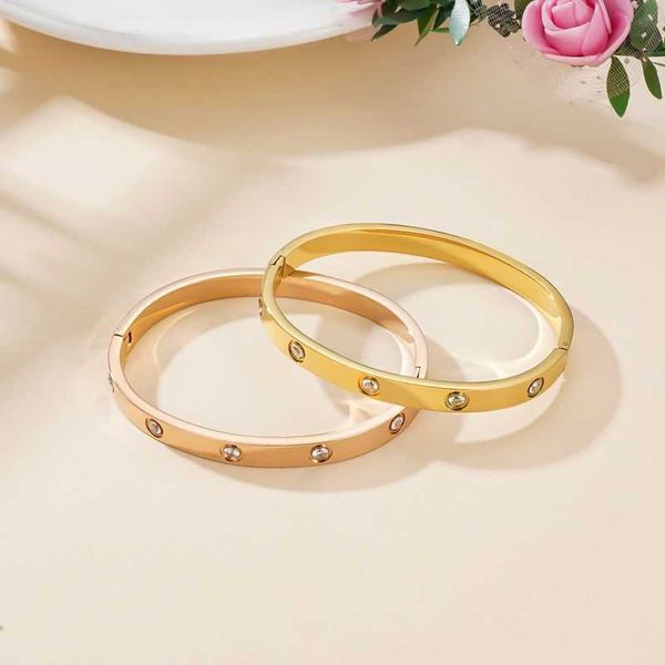 designer jewelry love bracelet fashion classic couple girlfriends bracelet rose gold diamond zircon titanium steel ins minority fade, Black
designer jewelry love bracelet fashion classic couple girlfriends bracelet rose gold diamond zircon titanium steel ins minority fade, Black
