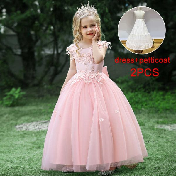 girl's dresses 2023 formal kids long bridesmaid dress for girls children costume floral prom princess dresses vestido girl party weddin, Red;yellow
girl's dresses 2023 formal kids long bridesmaid dress for girls children costume floral prom princess dresses vestido girl party weddin, Red;yellow