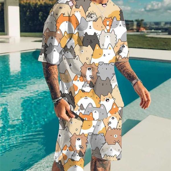 fashion tracksuit 3d digital printing men's summer short sleeve beach pants set fashion t-shirt shorts capris, White;black
fashion tracksuit 3d digital printing men's summer short sleeve beach pants set fashion t-shirt shorts capris, White;black