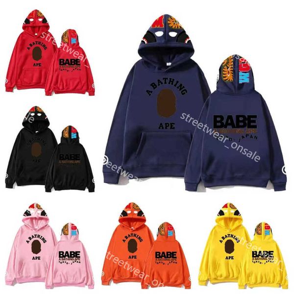 ape designer babe hoodie men shark pullover letter print long sleeve jumper with pocket mens womens clothing d011, Black
ape designer babe hoodie men shark pullover letter print long sleeve jumper with pocket mens womens clothing d011, Black