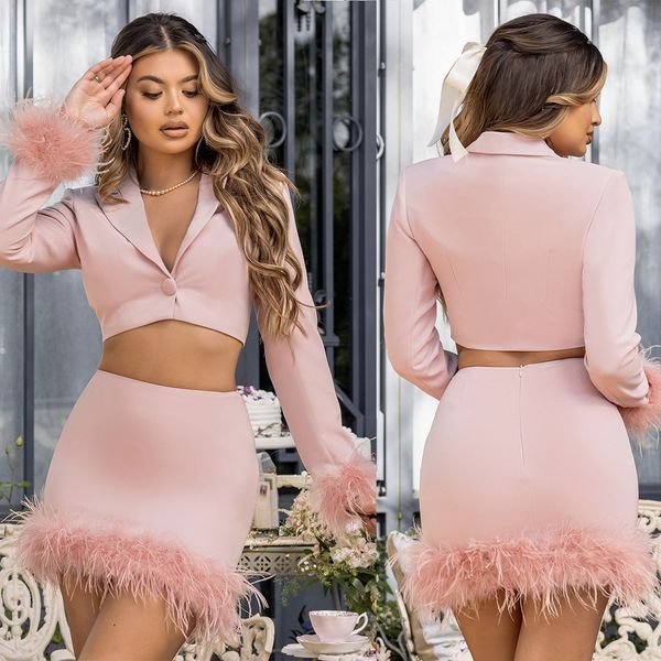 pink feather mother of the bride skirts suits ladies women formal evening party blazer wear short jacket 2 pieces, Black;red
pink feather mother of the bride skirts suits ladies women formal evening party blazer wear short jacket 2 pieces, Black;red