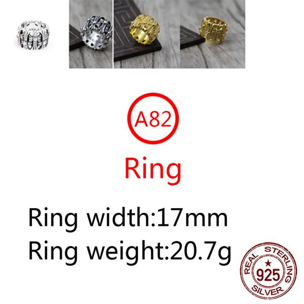 a82 s925 sterling silver ring fashion retro personality diamond set cross flower hip hop letter net red punk style jewelry gift for lovers
a82 s925 sterling silver ring fashion retro personality diamond set cross flower hip hop letter net red punk style jewelry gift for lovers